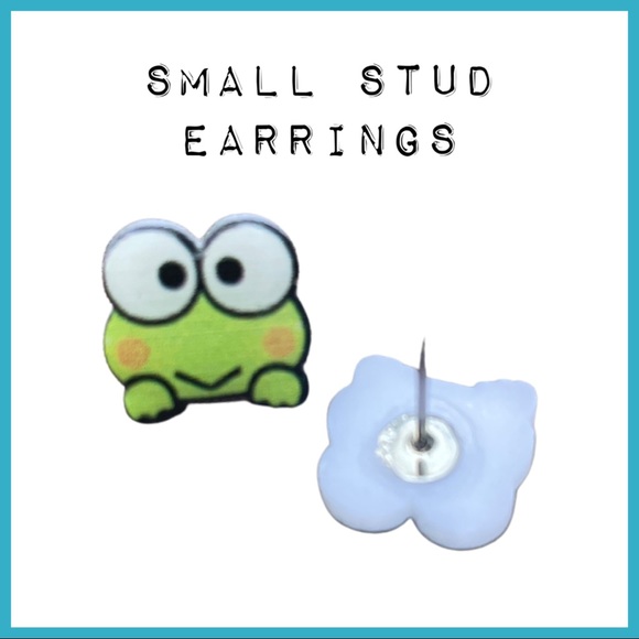 Sanrio Keroppi Stud Earrings - Picture 2 of 5